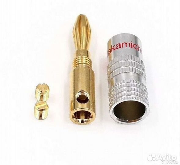 Коннекторы Nakamichi (бананы) разъем акустический