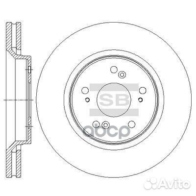 SD4120 диск тормозной передний Honda Cr-V 2.0