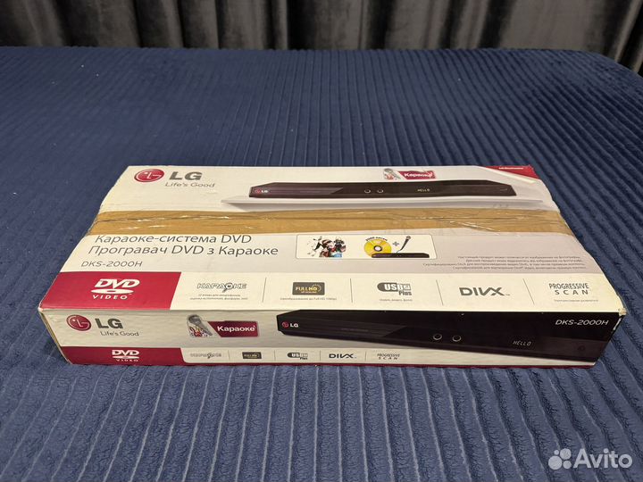 Караоке dwd плеер.LG. Новый. На 2000 песен