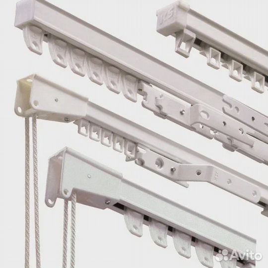 Профильный карниз кордовое управление