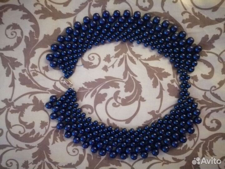 Воротничок из бисера