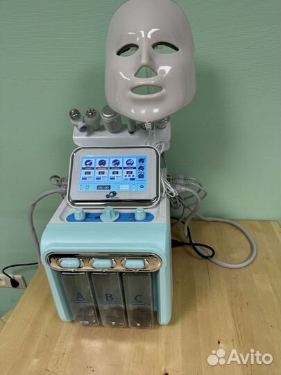 Аппарат гидропилинга H2O2 (7в1) 2 поколения мятный цвет в наличии