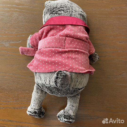 Кот Басик 22 см мягкая игрушка в халате