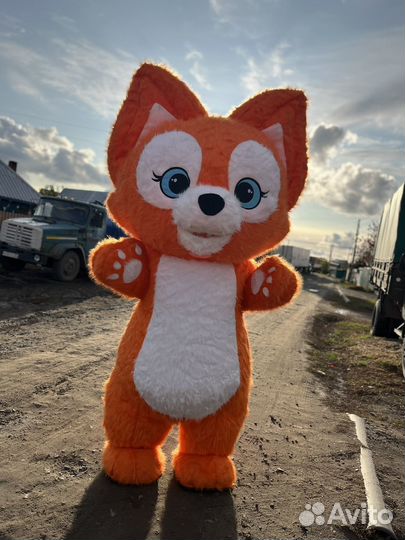 Ростовая кукла Лиса поздравление нА дР Аниматор