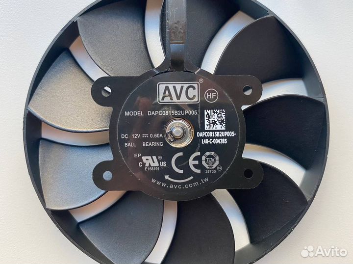 Вентилятор для Founders Edition RTX3070, 3060Ti