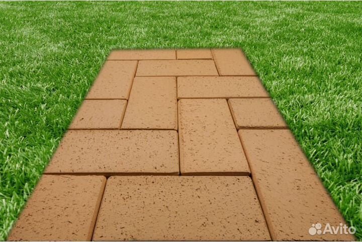 Брусчатка Lederfarben nuanciert (200х100х52)