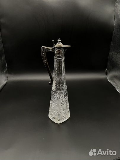 Графин хрусталь серебро 84 проба