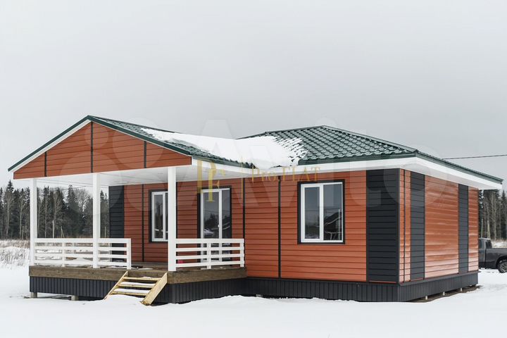 Дом 106,2 м² на участке 9,5 сот.