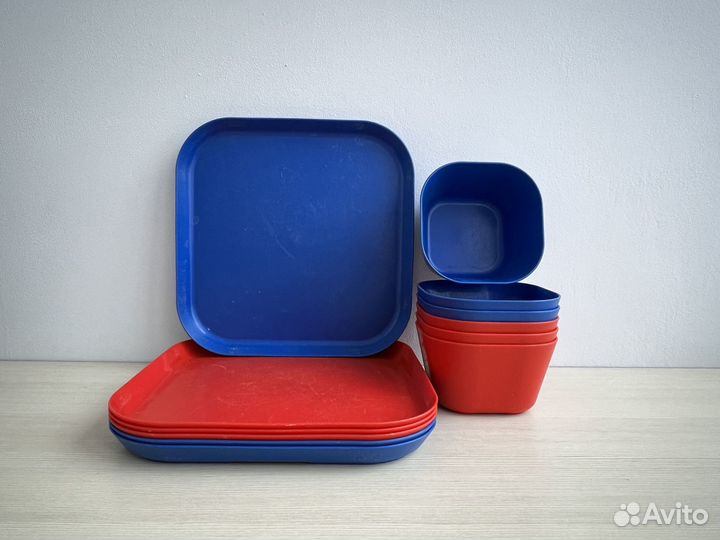 Тарелки-подносы и миски IKEA