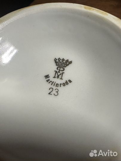 Ваза фарфор martinroda и сахарница