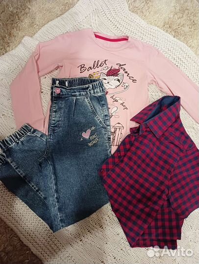 Комплект на девочку 128-134