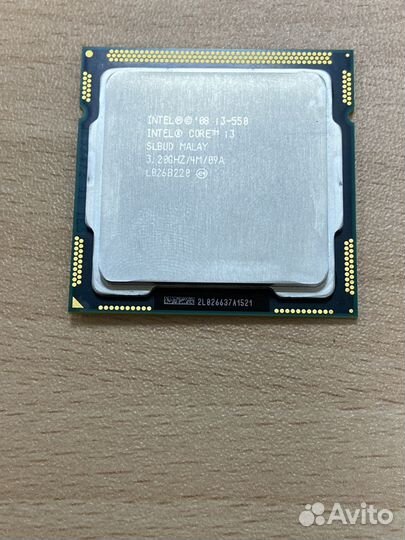 Процессор i3-550