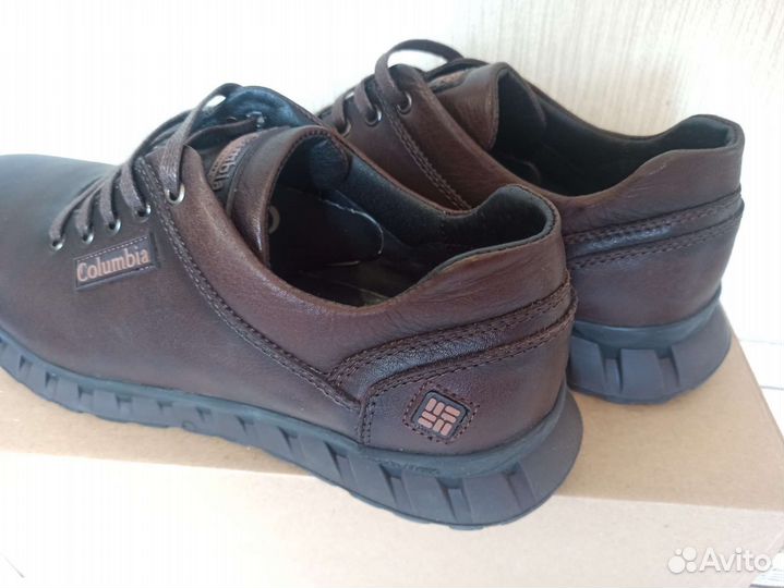 Columbia натуральная кожа на флисе