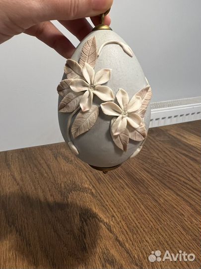 Яйцо пасхальное фарфор винтаж