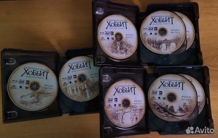 Hobbit - Трилогия. (6 3D Blu-ray + 9 Blu-ray)