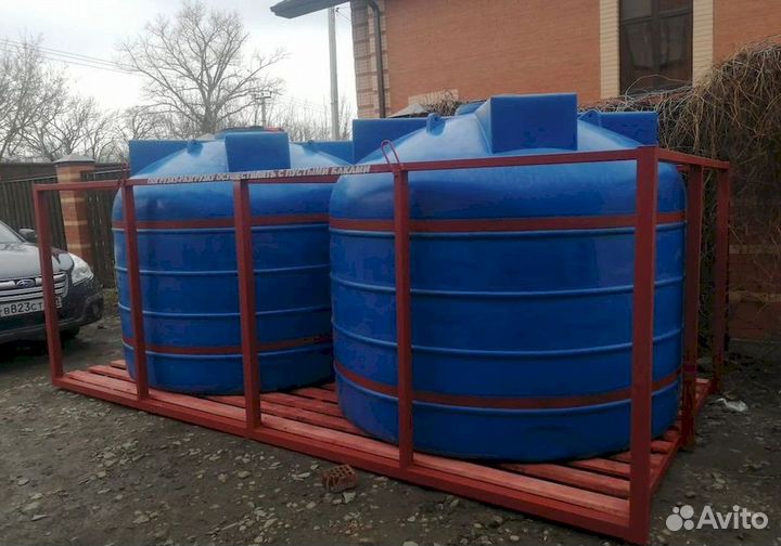 Пластиковая наземная емкость для топлива