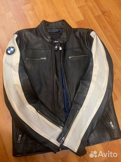 Мотокуртка кожаная мужская