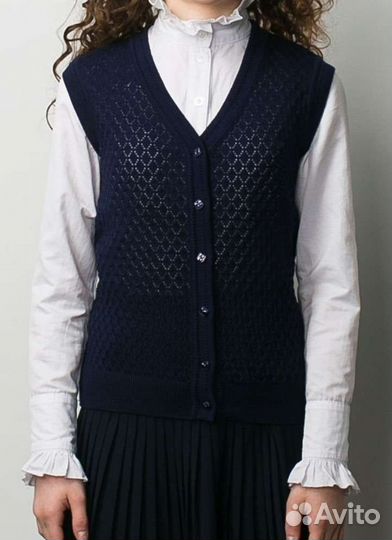 Жилетка для девочки школьная