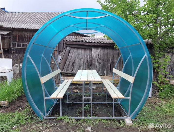 Беседка дачные из поликарбоната