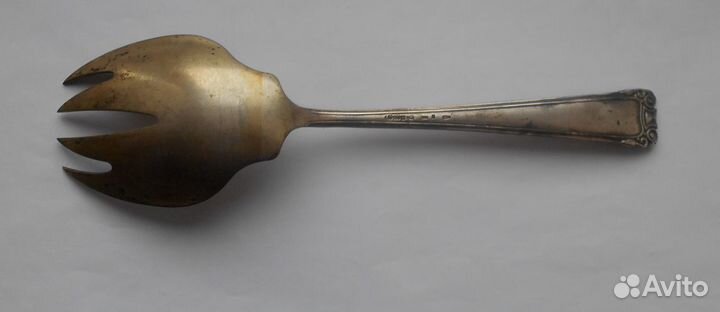 Серебро ложка для салатов большая