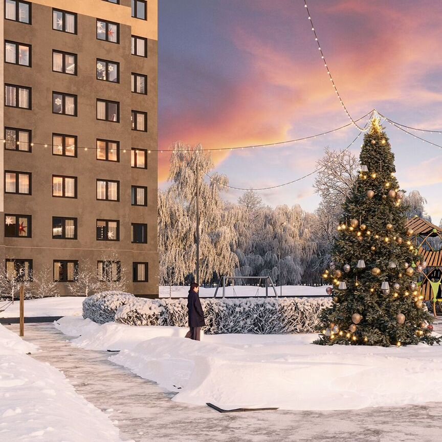 2-к. квартира, 54,8 м², 21/25 эт.