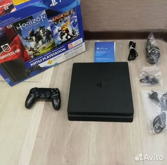 Playstation 4 Sony ps4 pro + 10игр и джостик