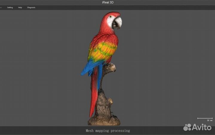 Цветное 3Д 3D сканирование