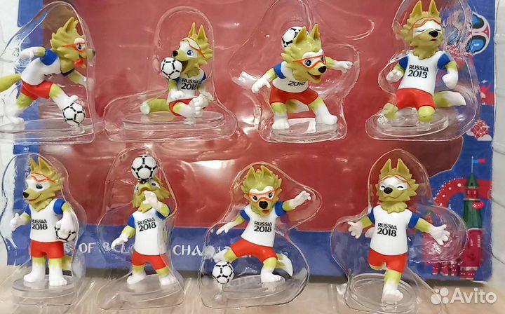Набор 8 Фигурок Забивака. Чемпионат мира 2018
