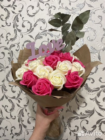 Букет из мыла