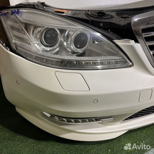 Ноускат/nosecut Mercedes S221 AMG рестайлинг