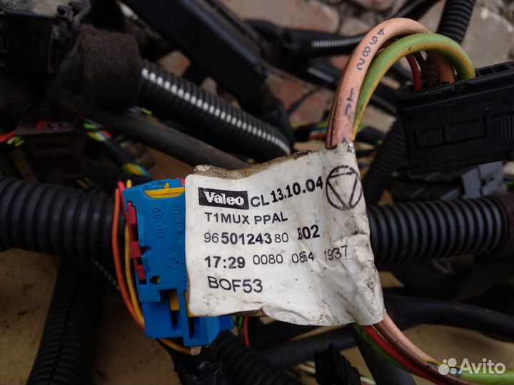 Проводка Пежо 206 Peugeot 206 основная