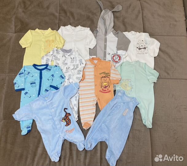Пакет вещей на мальчика от 0 до 3 месяцев