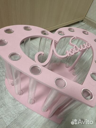 Ваза для цветов, в виде колб