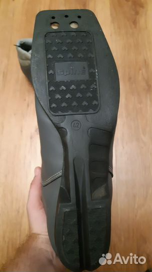 Ботинки для беговых лыж spine cross 42 р 75 мм