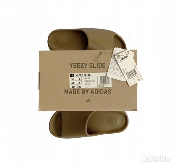 Сланцы Yeezy Slide Ochre 13US
