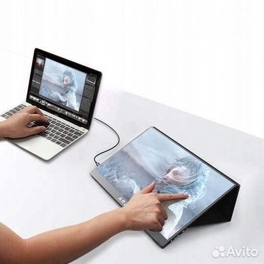 Портативный сенсорный монитор Arzopa 15.6 FHD IPS