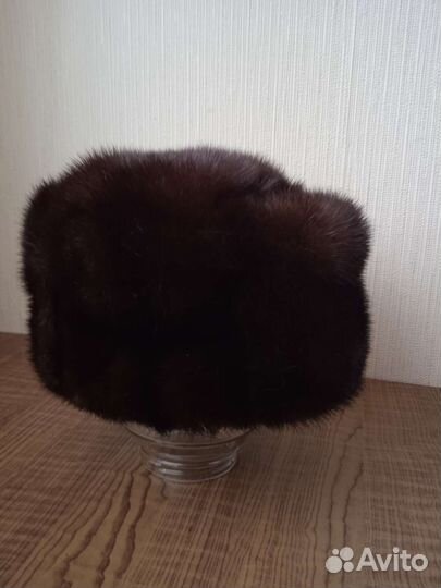Норковая шапка мужская