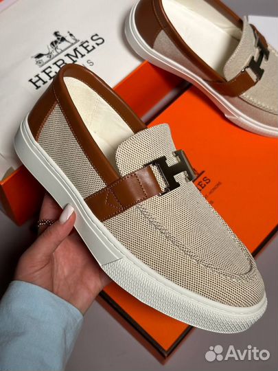 Слипоны мужские hermes