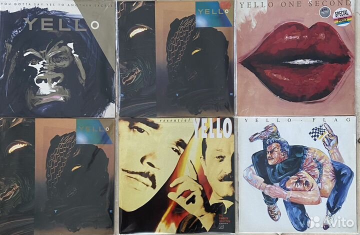 Yello оригинальные виниловые пластинки