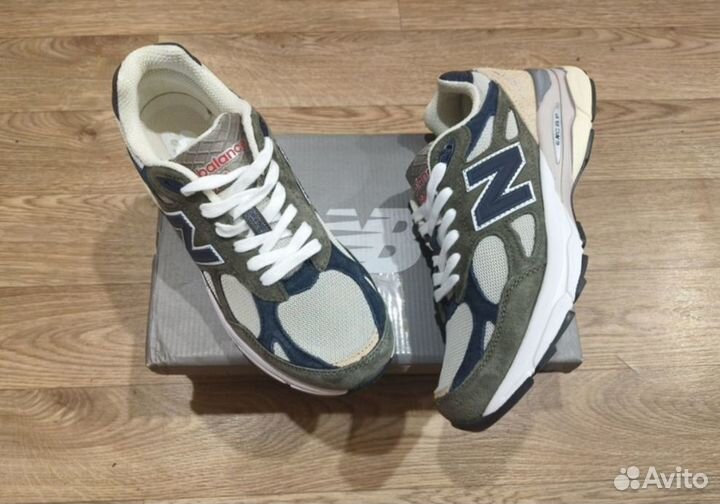 Кроссовки новые New balance 990 Lux натуральные