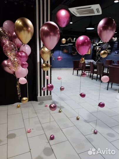 Связка из воздушных шаров