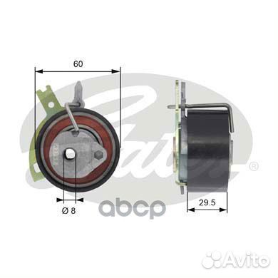 Ролик натяжной ремня грм T43186 Gates