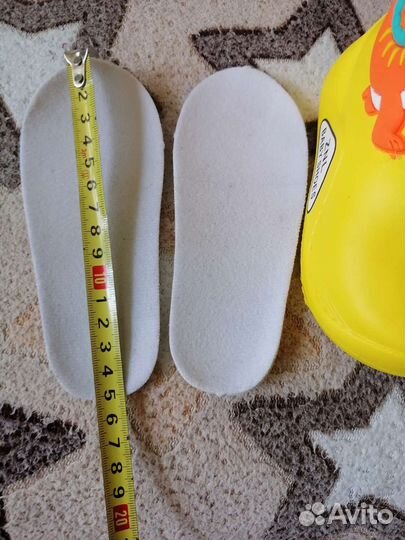 Детские резиновые сапожки 24-25 р