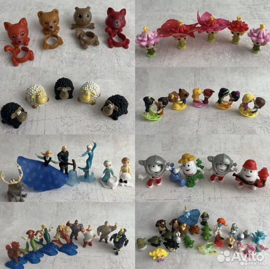 Игрушки из киндер Kinder сюрприз разные коллекции