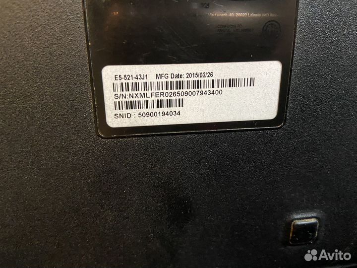 Ноутбук acer