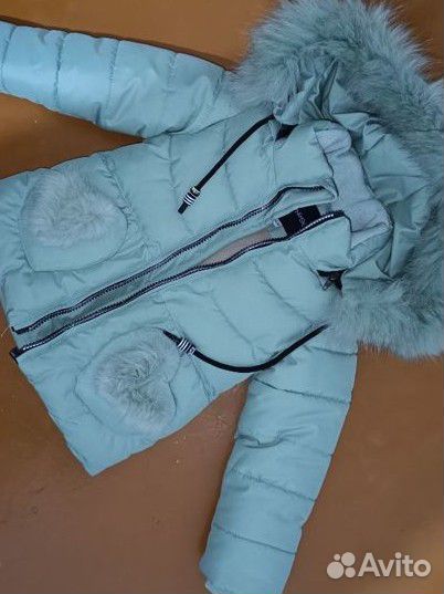 Куртка детская зимняя для девочки 98