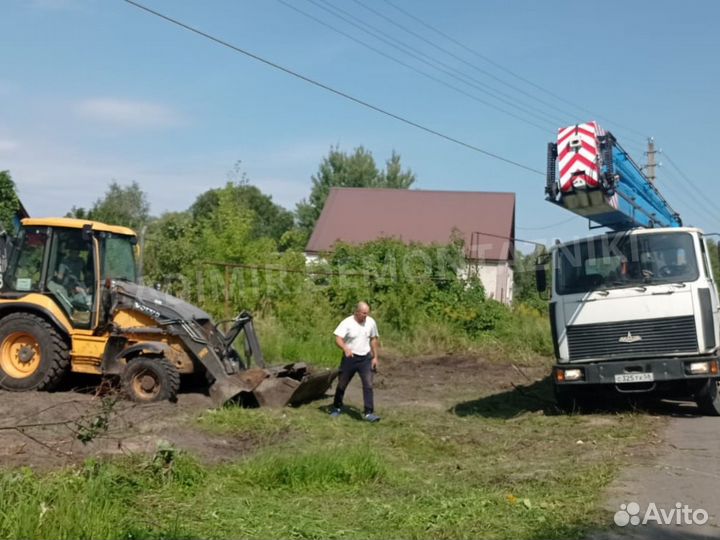 Уборка расчистка участка, вывоз мусора, спил дерев