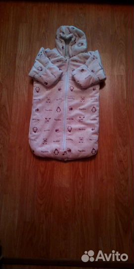 Конверт на выписку для девочки весна осень