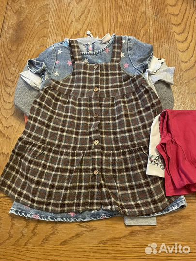 Вещи пакетом на девочку 104 110