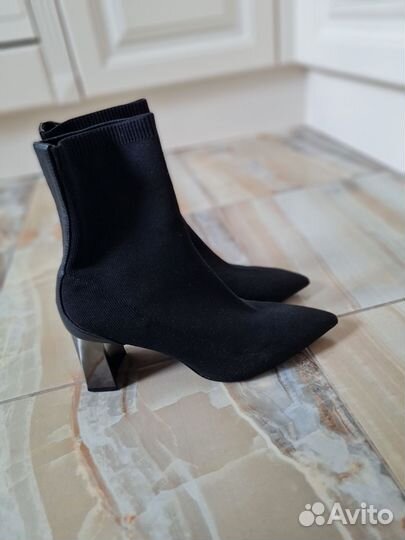 Ботильоны чулки zara 37